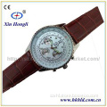 Japan movt geneva watch, steel mens stylish watches XHL-G1